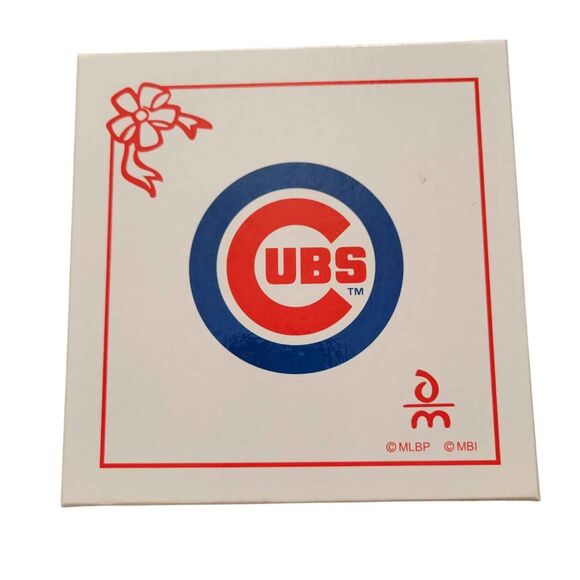 2007 Chicago Cubs Santa Rocking Horse Christmas Ornament in Gift Box MLB Danbury - Picture 4 of 6